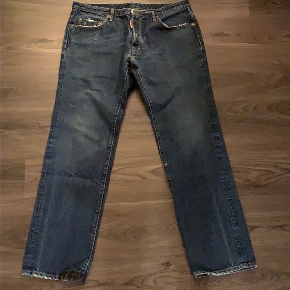 DSQUARED jeans, straight leg, size 52 IT/36 US - Picture 2 of 9